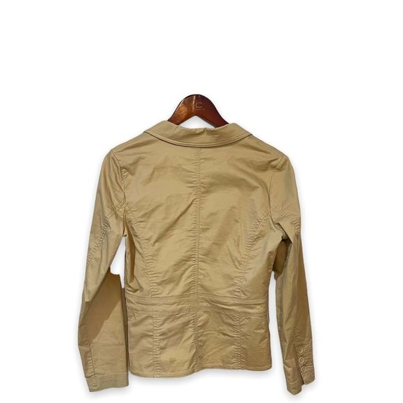 Lady Hathaway cream color long sleeve button up blazer jacket size small - Picture 2 of 11